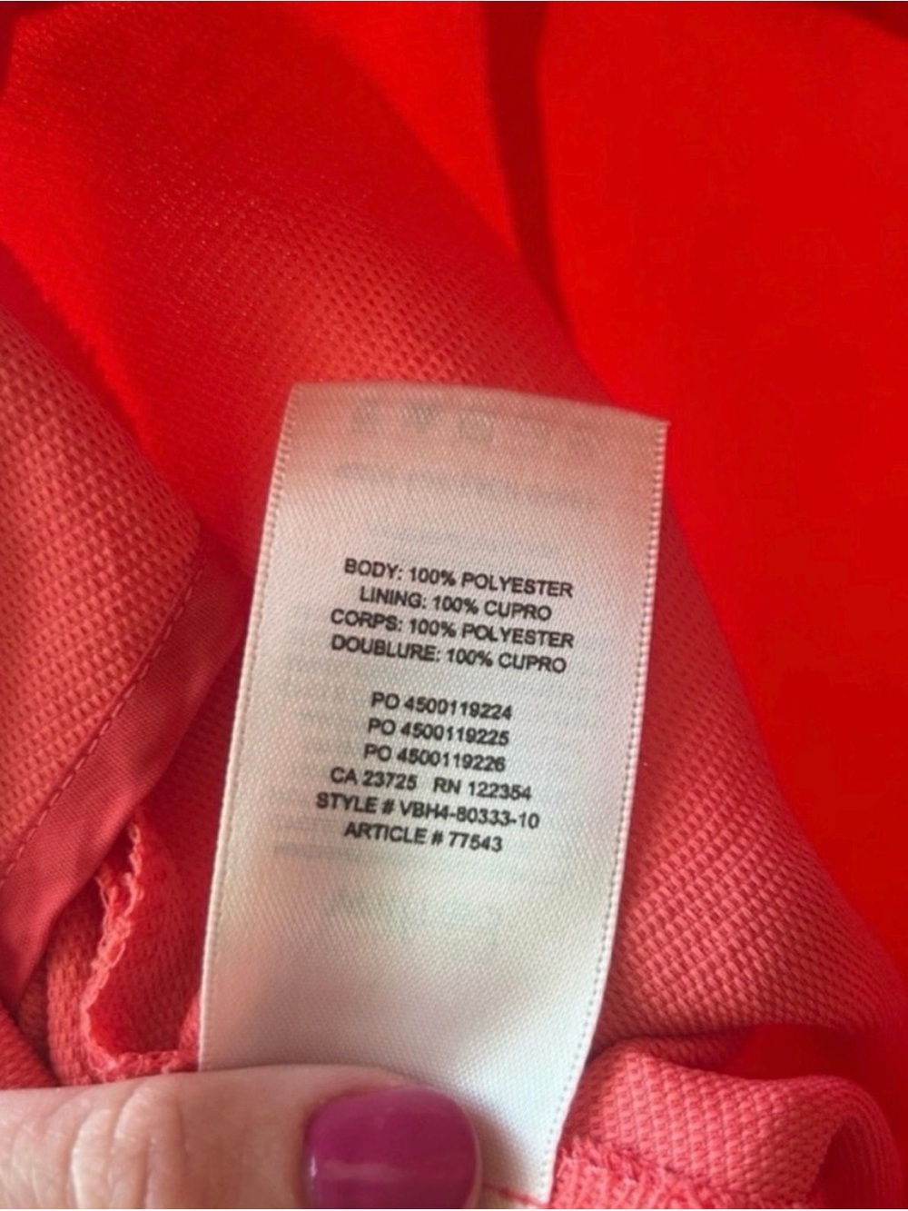 Wilfred Aperature Dress Size 4 Coral - Picture 4 of 5
